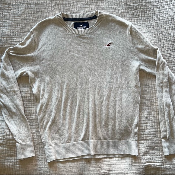 Hollister Other - Vintage Hollister Men's cream  Crewneck Sweater